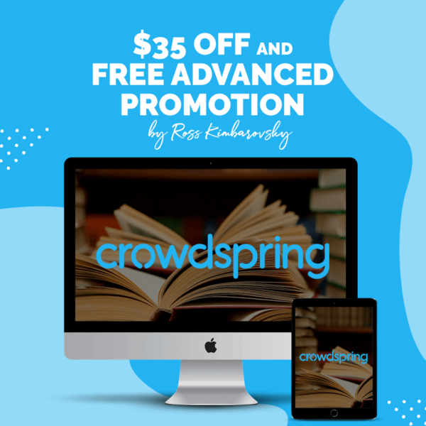 $35 Off a Custom Book Cover Plus Free Advanced Promotion with Crowdspring