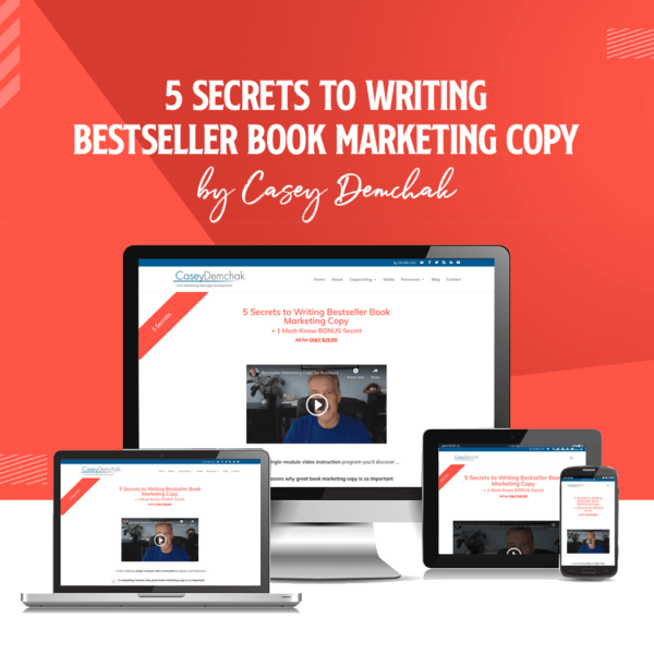 5 Secrets to Writing Bestseller Book Marketing Copy