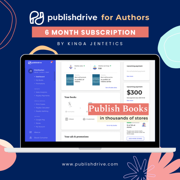 PublishDrive Starter 6 month subscription
