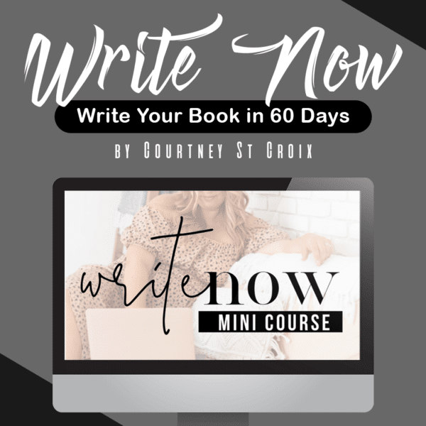 Write Now - Write Your Book in 60 Days
